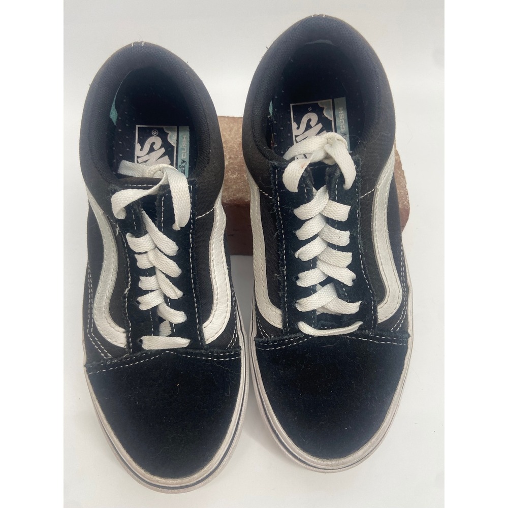 Vans Old Skool ComfyCush Black White Low Top Skate Shoes Mens 4.5 Womens 6